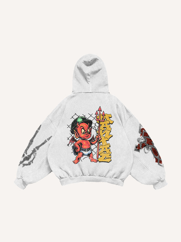 Fashion Casual Printed Polyester Sweater