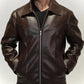 Men’s Coffee Brown Mafia Style Jacket