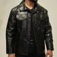 Black Flap Pocket Mafia Jacket
