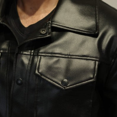 Black Flap Pocket Mafia Jacket