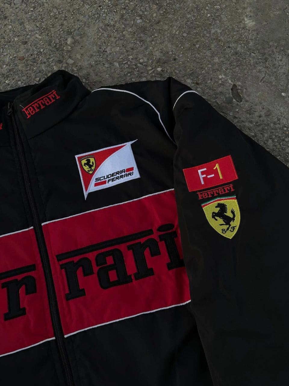 Ferrari F1 Racer Jacket (Black)
