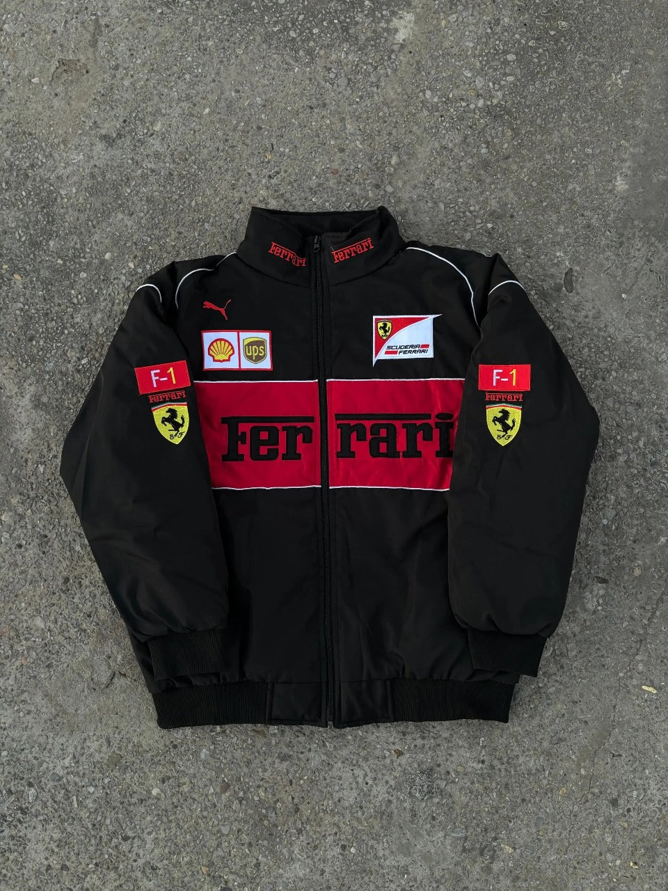 Ferrari F1 Racer Jacket (Black)