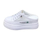 Summer Mesh Surface Platform Heel-free Lazy Stylish And Lightweight White Shoes