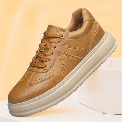Men's Lace Up Lightweight Trendy All-matching Casual Board Shoes