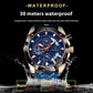 Silicone Band Multi-function Chronograph Men's Watch
