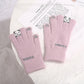 Knitted Gloves Touchscreen Winter Cute Panda Warm Goves For Cycling Women