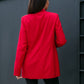 Autumn And Winter Long-sleeve Double-breasted Blazer