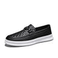 Fashion Retro Men's British Style Low-top Slip-on Small Leather Shoes