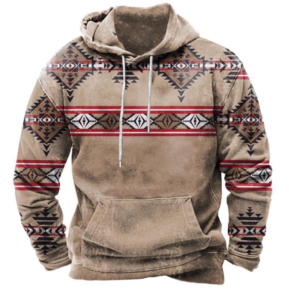 Viking Myth Digital Printing Men's Street Trend Hoodie