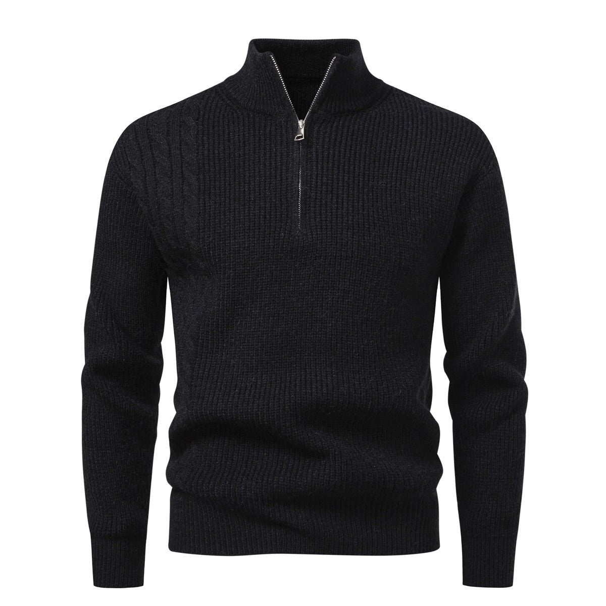 Autumn And Winter Men's Half - zip Pullover Sweater - Babazayed