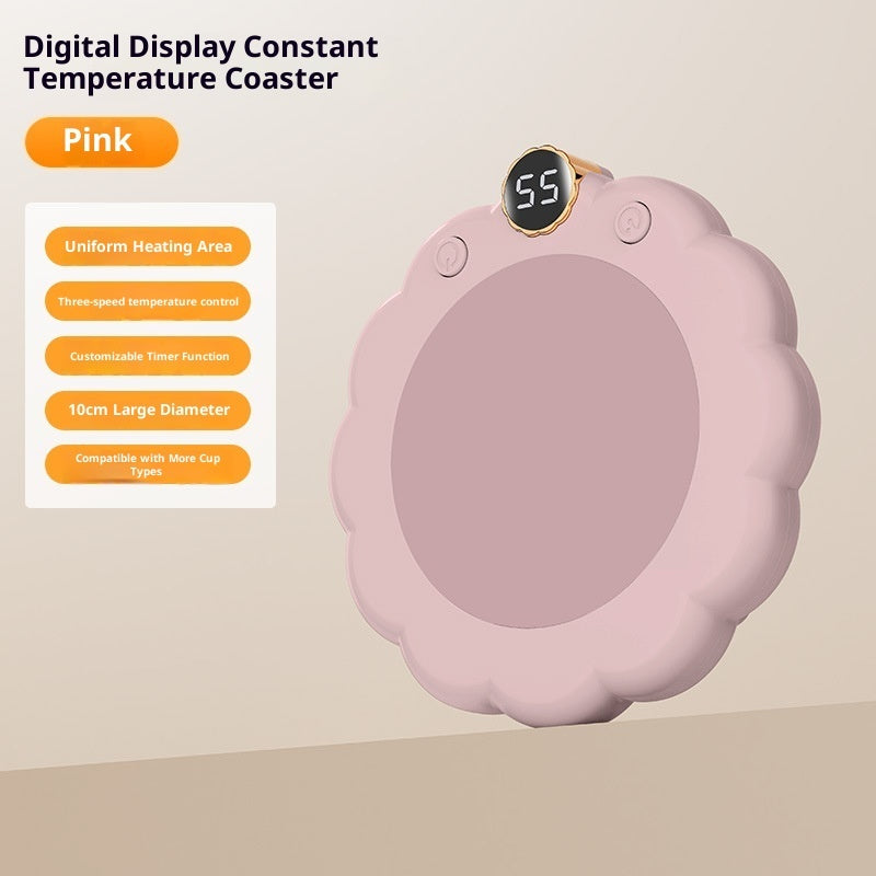 Thermal Cup Pad Desktop Smart Heat Preservation Coaster