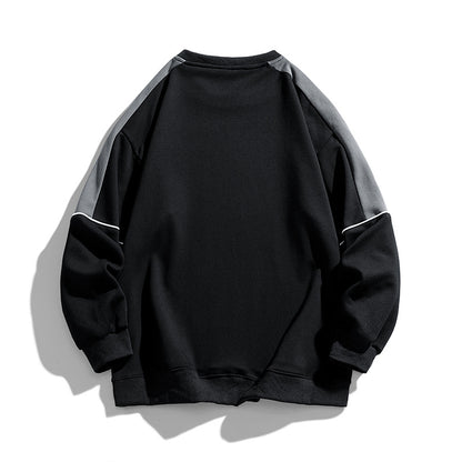 New Men's Long-sleeve Crewneck Pullover Hoodie