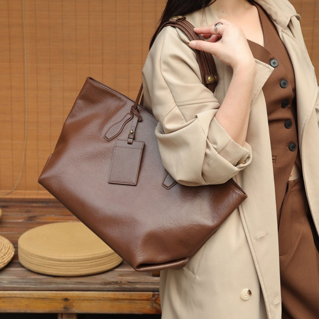 Cortex Women's Large-capacity Zippered Handbag