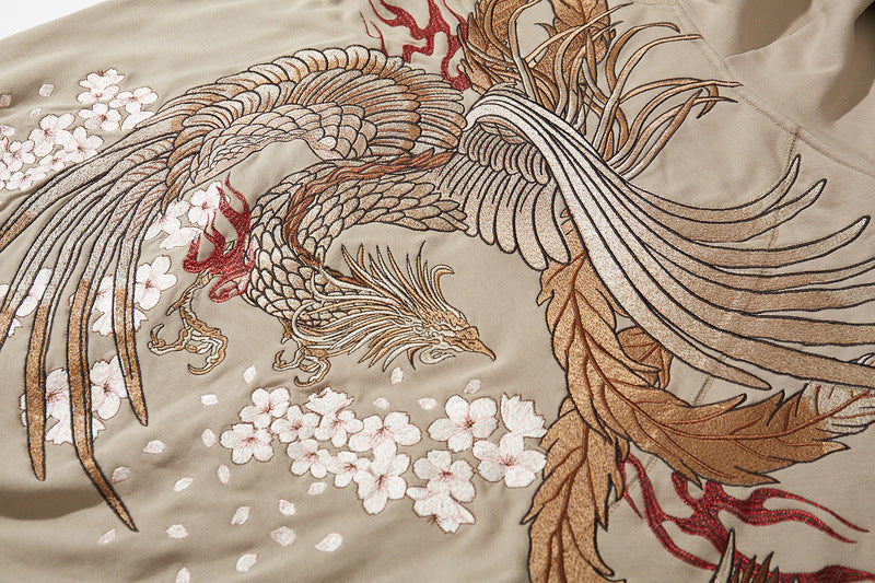 Men's Fashion Casual Embroidered Hooded Sweatshirt