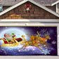 Christmas Background Hanging Cloth Garage Door Patch Holiday Party