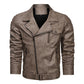 PU Leather Jacket Racing Motorcycle Jacket Men's Jacket