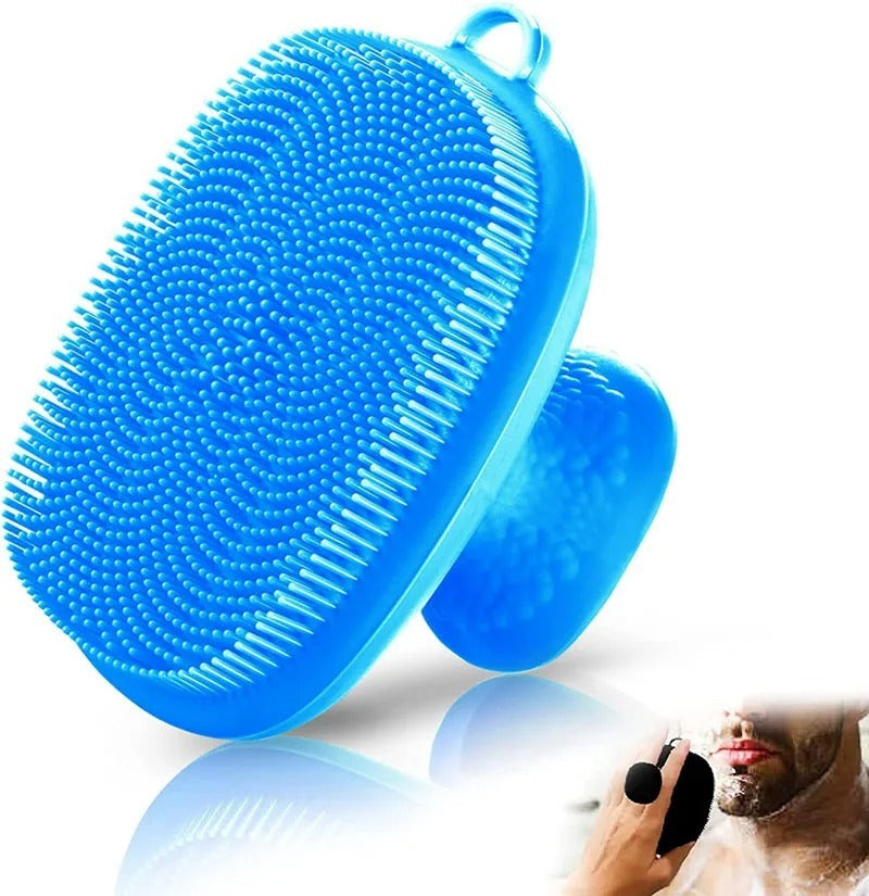 Handheld Face Decontamination Brush Silicone Face Cleansing Brush