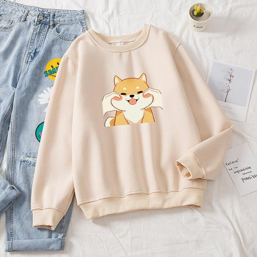 Women's Pinch Shiba Cheek Sweatshirt