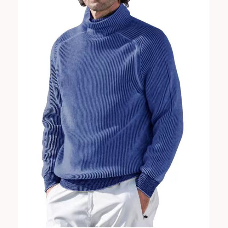 Men's Wool High Collar Warm Sweater