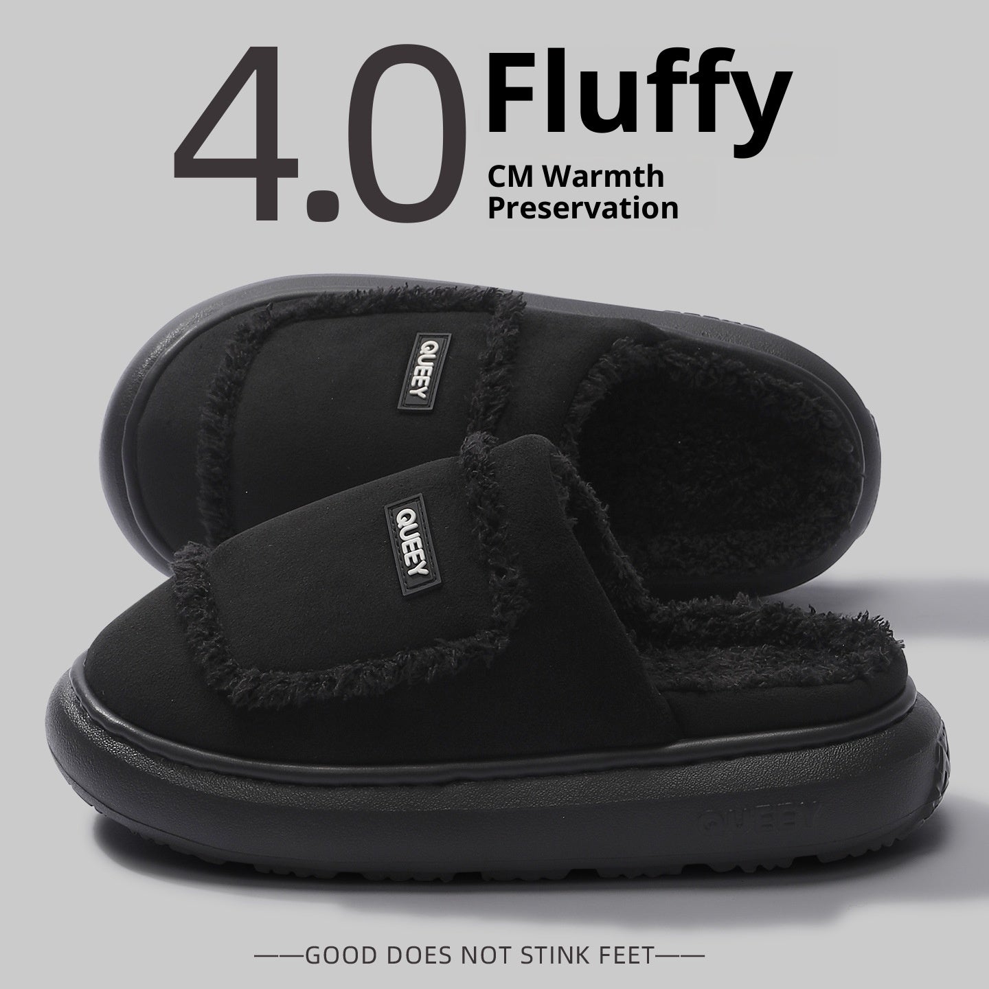 Women's Warm Non-slip Suede Cotton Slippers