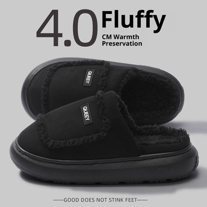 Women's Warm Non-slip Suede Cotton Slippers
