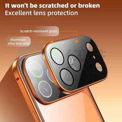 Magneto Phone Case With Double-sided Glass, Anti-peep, Full Coverage