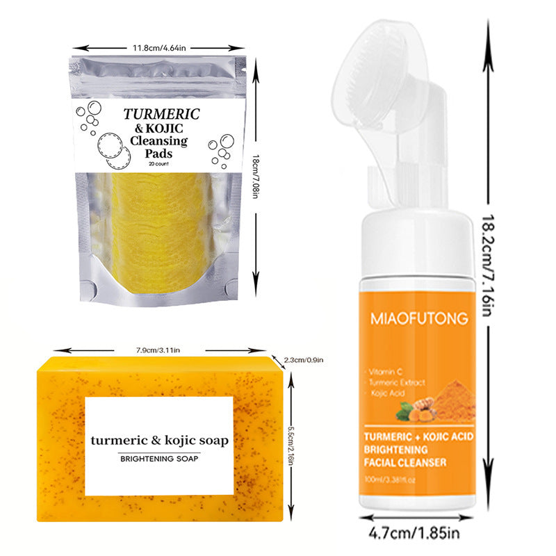 Turmeric Cleansing Mousse Facial Cleaning Pad