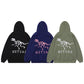 Men's Fleece Embroidered Hooded Pullover Sweatshirt