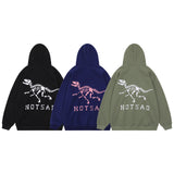 Men's Fleece Embroidered Hooded Pullover Sweatshirt