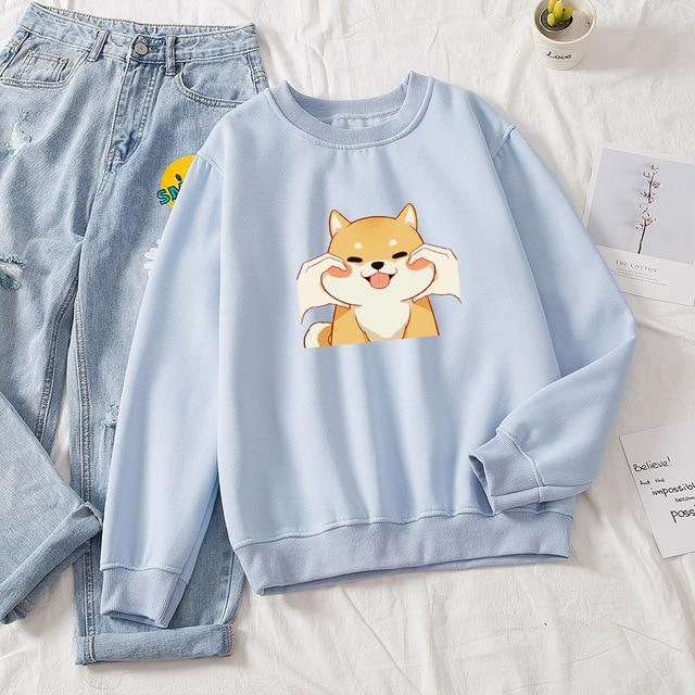 Women's Pinch Shiba Cheek Sweatshirt