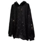 Starry Rhinestone Rhinestone Rhinestone Shiny Loose Pullover Hooded Hoodie