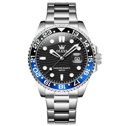 Steel Belt Business Men's Casual Quartz Watch