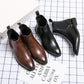Autumn And Winter Fleece-lined Men's Plus Size Fashion Short Boots