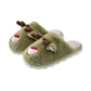 Cartoon Cotton Slippers Inner Velvet Insulated Cotton-padded Shoes