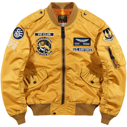 Pilot Jacket Men's Korean Embroidered Baseball