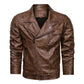 PU Leather Jacket Racing Motorcycle Jacket Men's Jacket