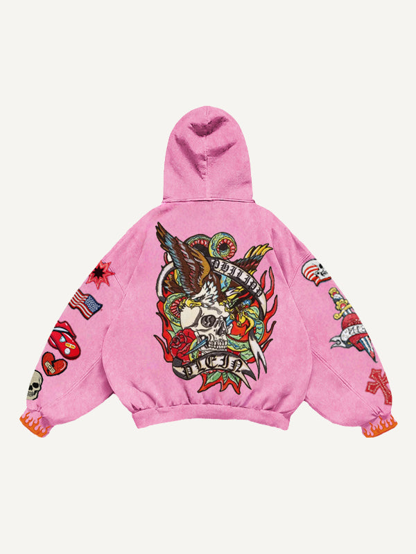 Fashion Casual Printed Polyester Sweater