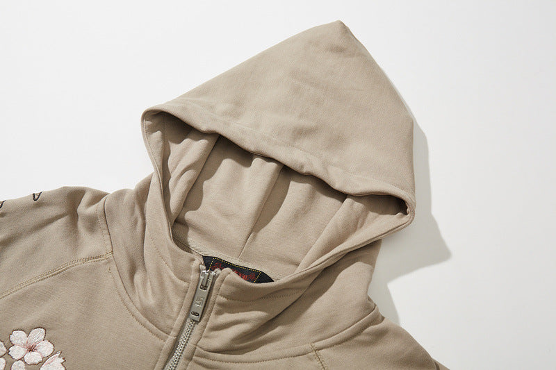 Men's Fashion Casual Embroidered Hooded Sweatshirt