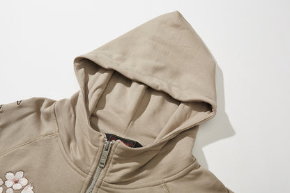 Men's Fashion Casual Embroidered Hooded Sweatshirt