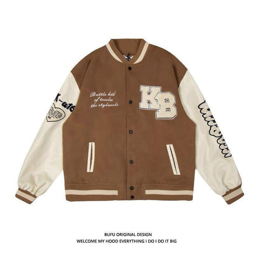 Men's Embroidered Hip Hop Baseball Jacket