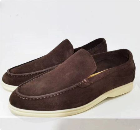 Men's Loafers Summer Casual Frost Flat Shoes Slip-on Driving Shoes