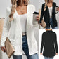 Hollow-out Casual Commuting Knitted Long-sleeve Cardigan