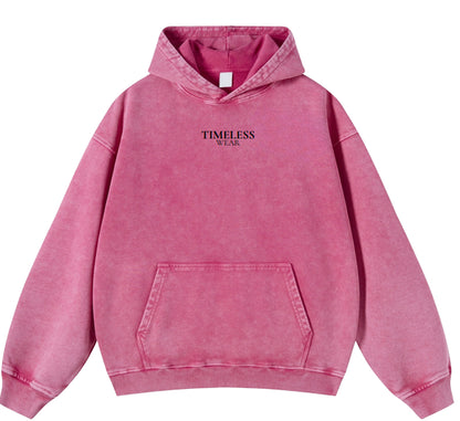 Heavyweight Washed And Distressed Loose Batik Sweatshirt