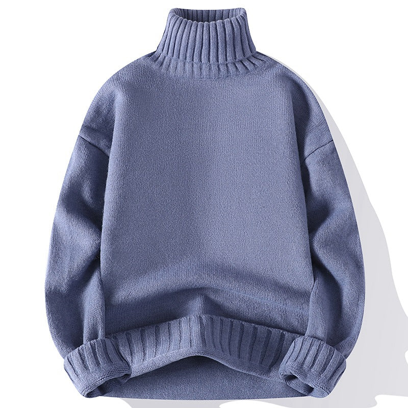 Turtleneck Sweater Men's Fashion Korean Slim Fit