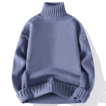 Turtleneck Sweater Men's Fashion Korean Slim Fit