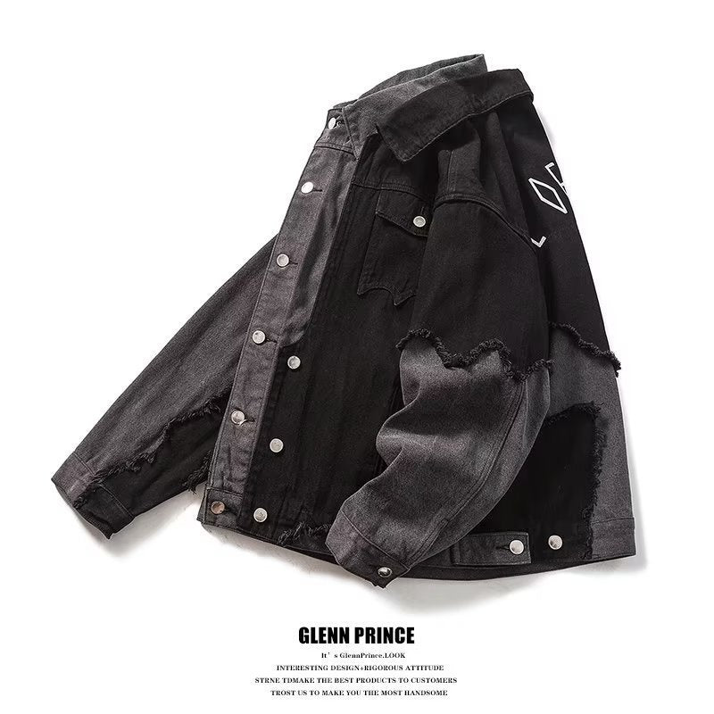 Loose Men's Coat Hong Kong Style Harajuku Style