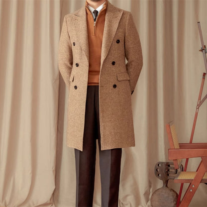 Color Dots Mid-length Coat