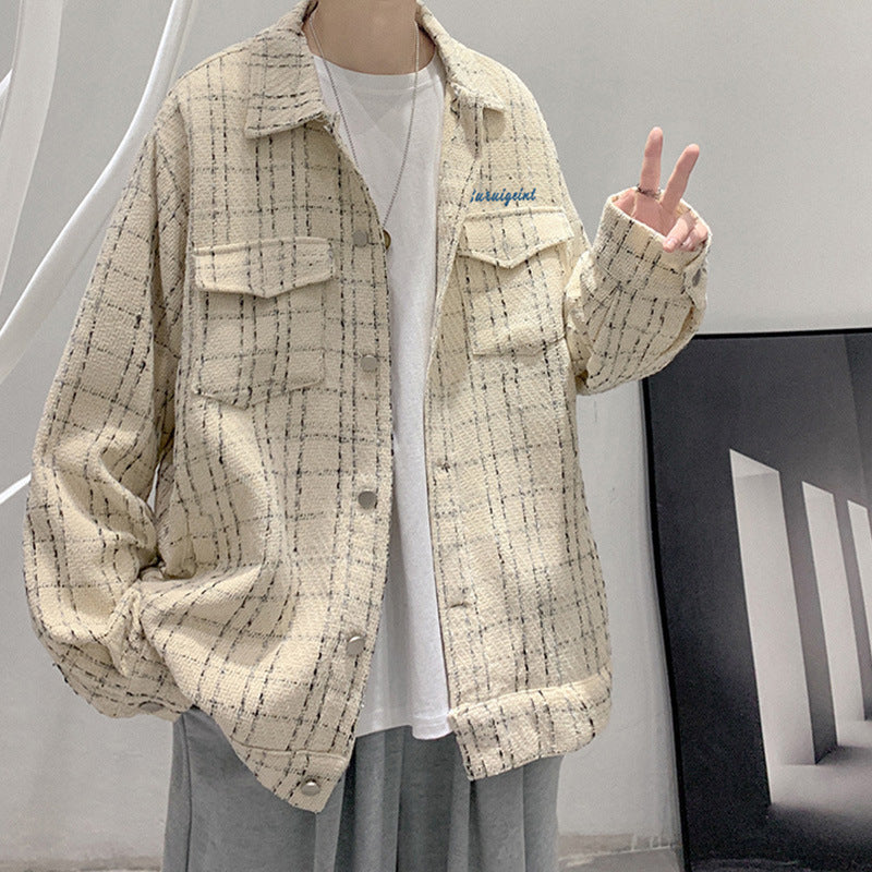 Casual Loose And Handsome Coat Spring And Autumn Hong Kong Style