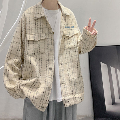 Casual Loose And Handsome Coat Spring And Autumn Hong Kong Style