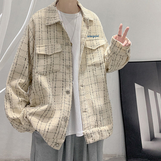 Casual Loose And Handsome Coat Spring And Autumn Hong Kong Style